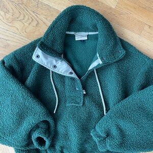 Universal Thread Green Fleece Pullover